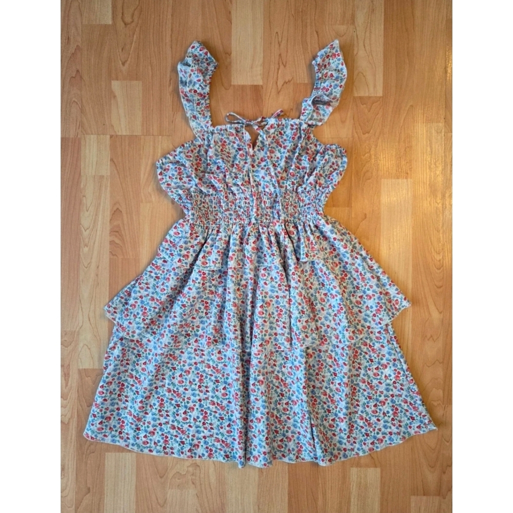 Shein Curve tiered ruffle sundress